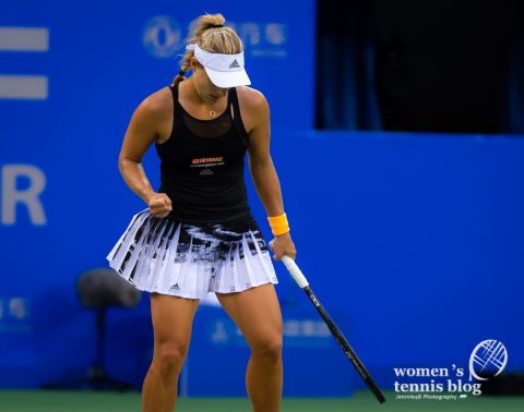 Traje de tênis de Angelique Kerber em 2019